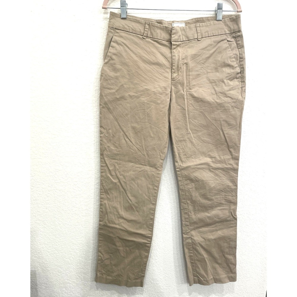 Khakis by Gap 4/27S Brown Tan Broken In Straight Chino Pants Office Career 4
